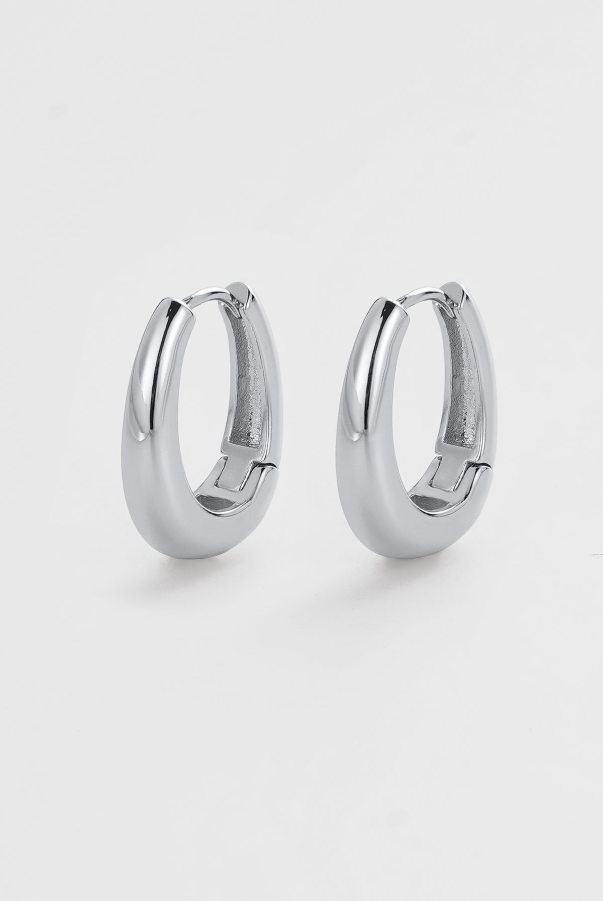 Zafino - Pia Hoop Medium (Silver) Zafino