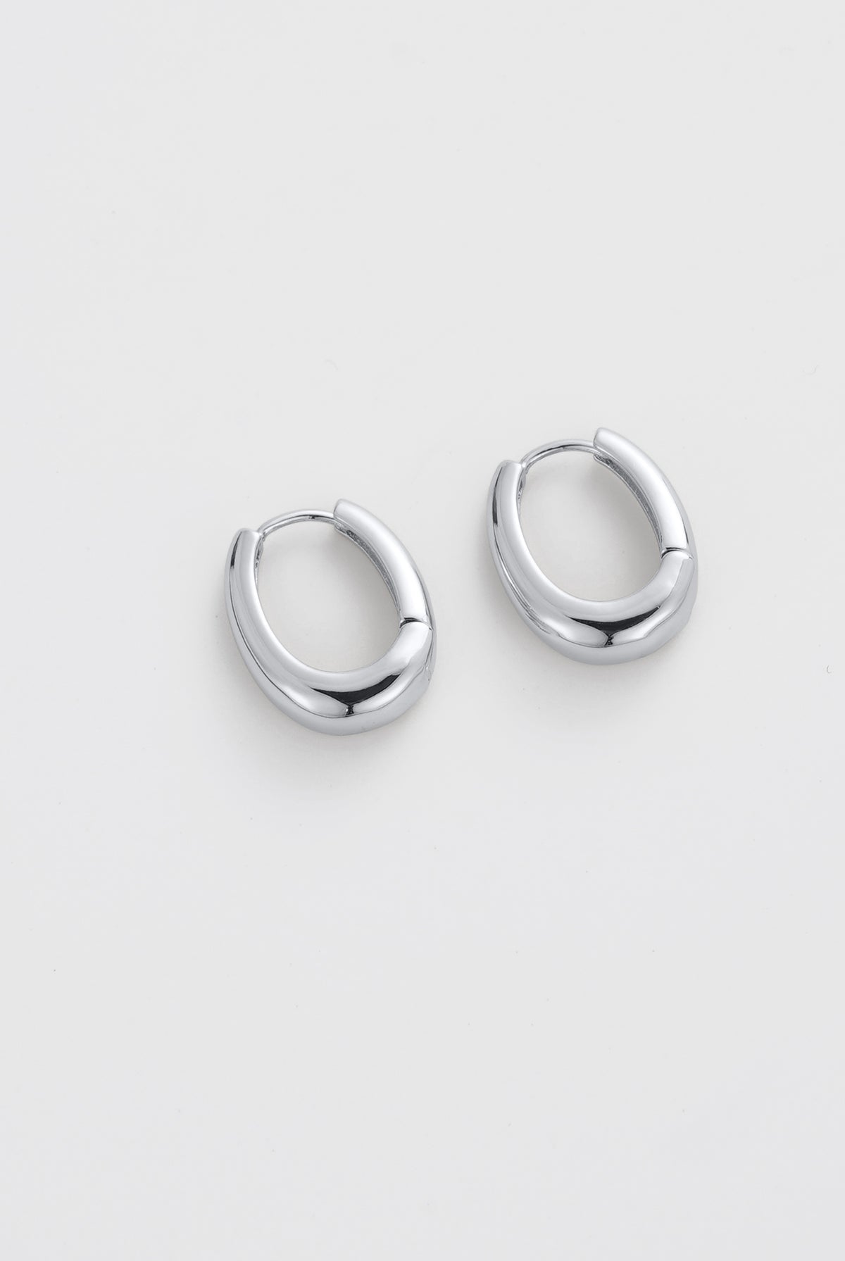 Zafino - Pia Hoop Medium (Silver) Zafino