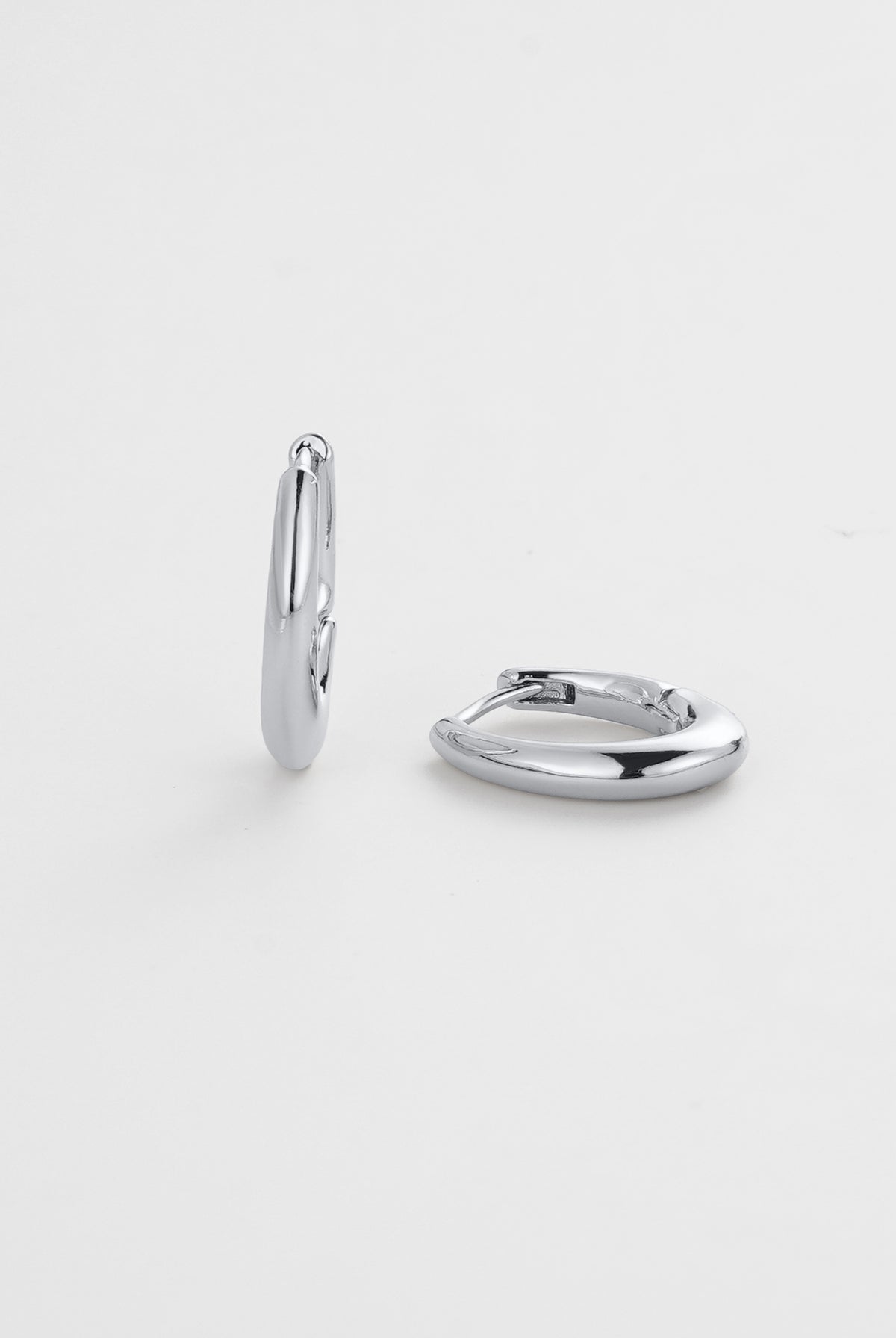 Zafino - Pia Hoop Small (Silver) Zafino