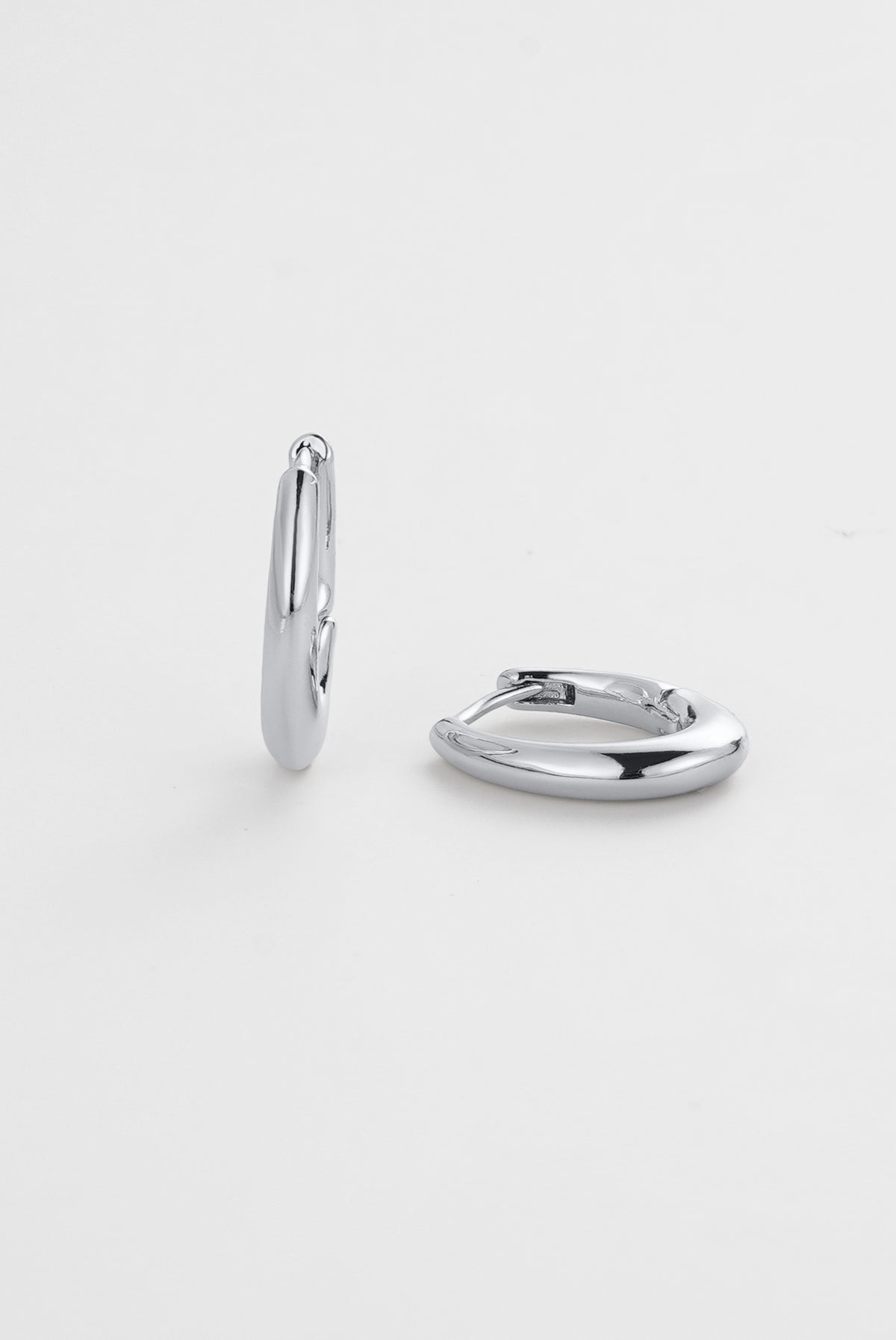 Zafino - Pia Hoop Small (Silver) Zafino