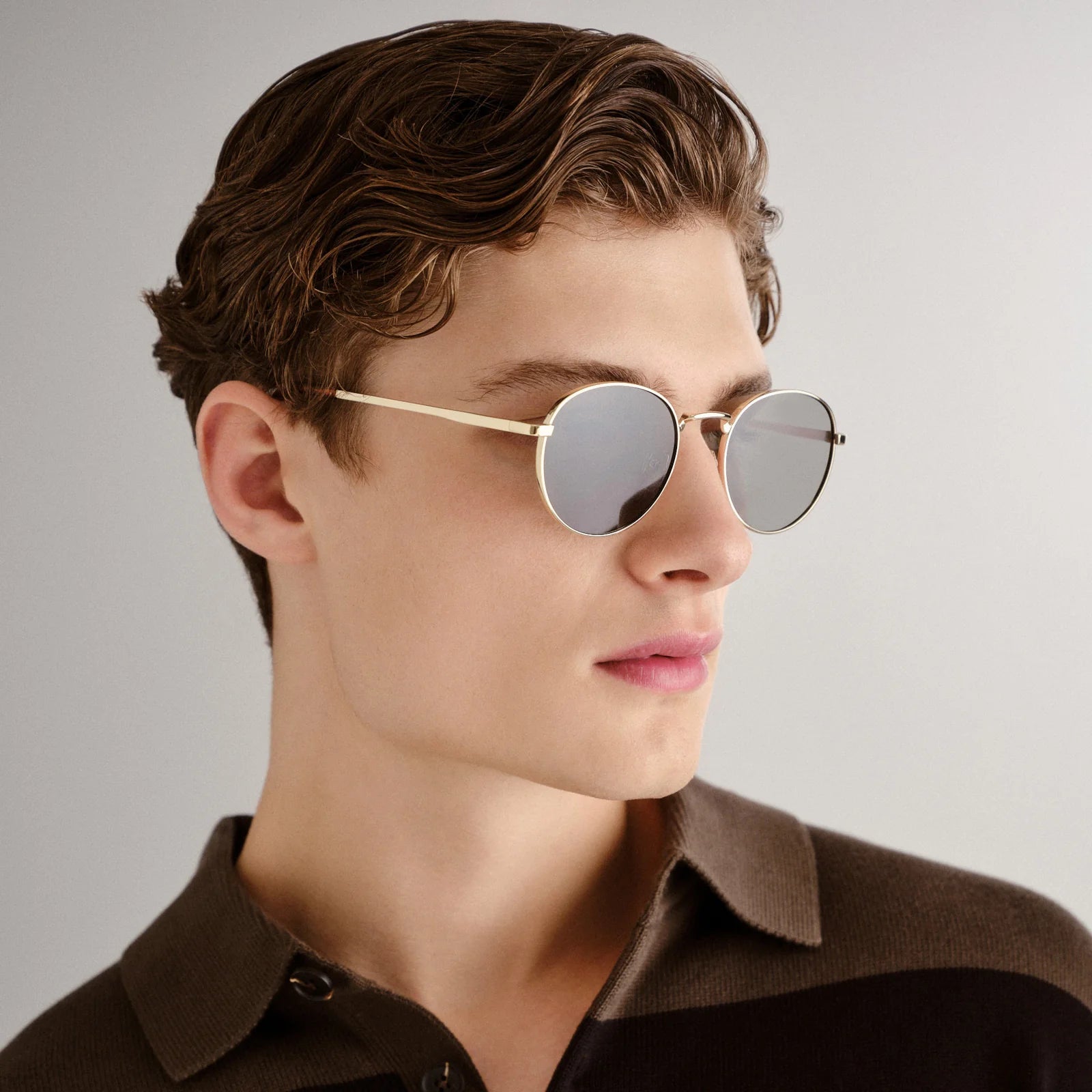 Le Specs Lost Legacy - Gold Green Mono Le Specs