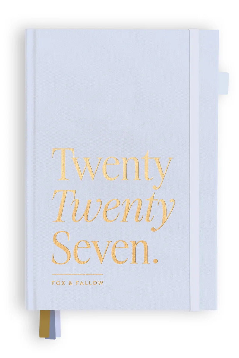 Fox & Fallow - 2027 A5 Vertical Planner (Powder Blue) Fox & Fallow