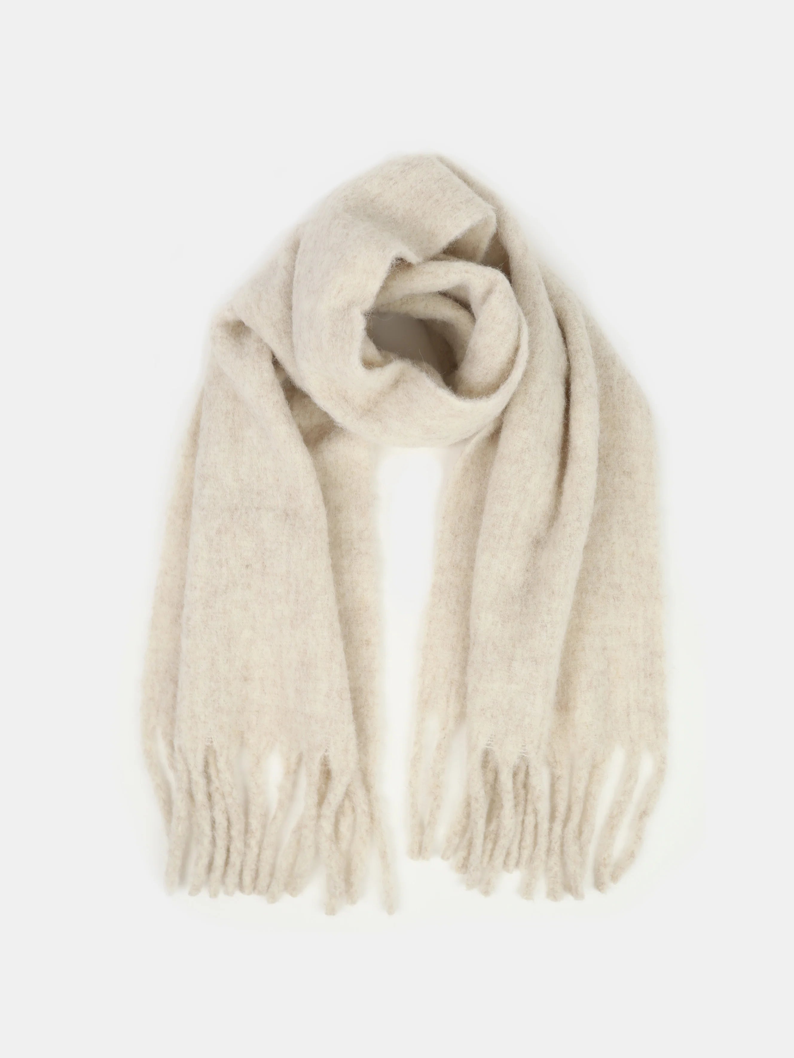 Betty Plain Wool Scarf (Oatmeal) Dear Blackbird Boutique