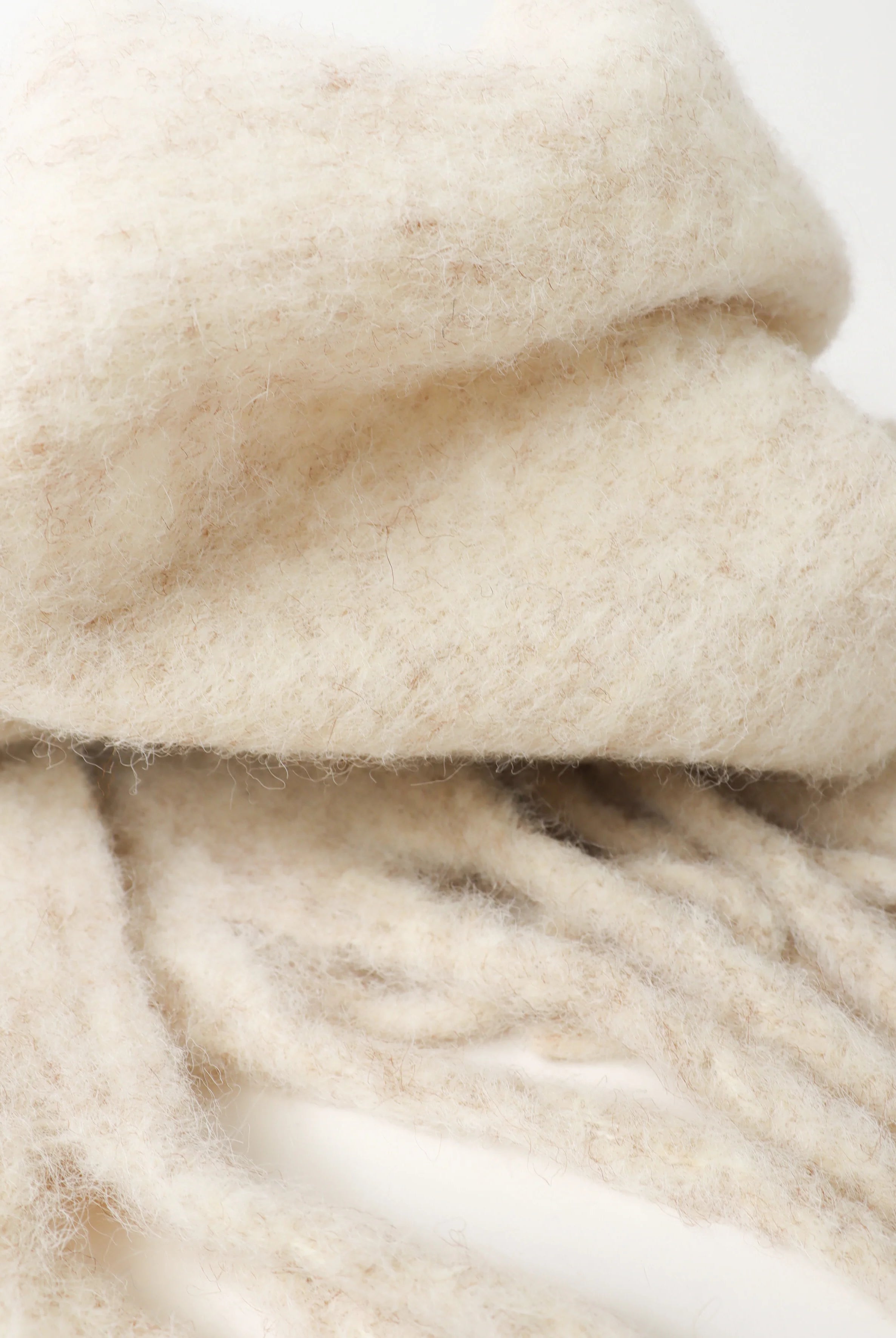 Betty Plain Wool Scarf (Oatmeal) Dear Blackbird Boutique