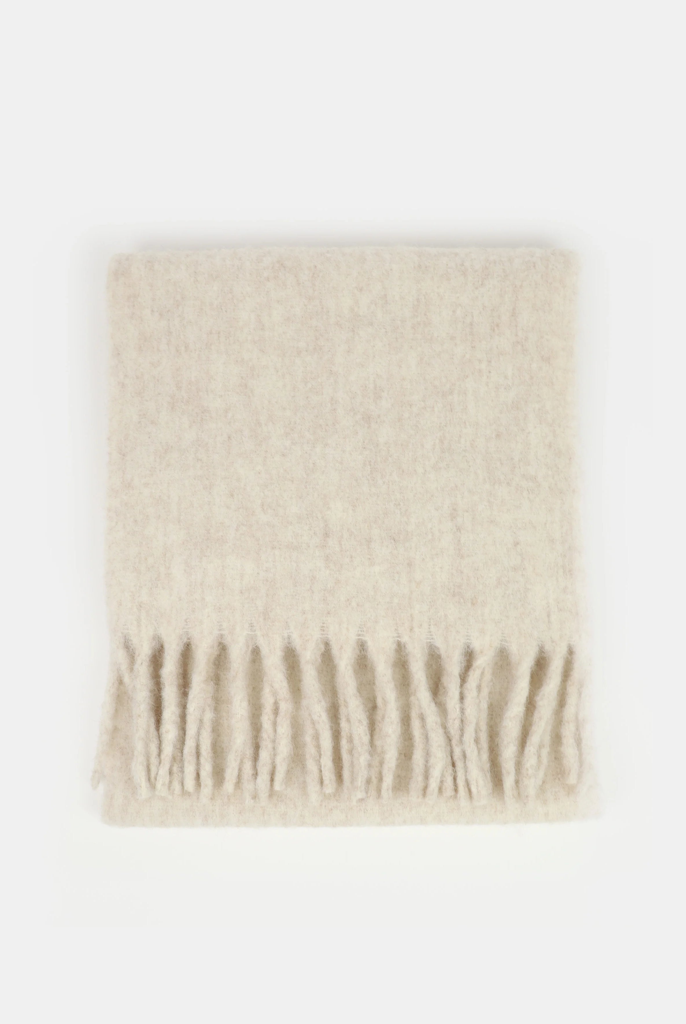 Betty Plain Wool Scarf (Oatmeal) Dear Blackbird Boutique