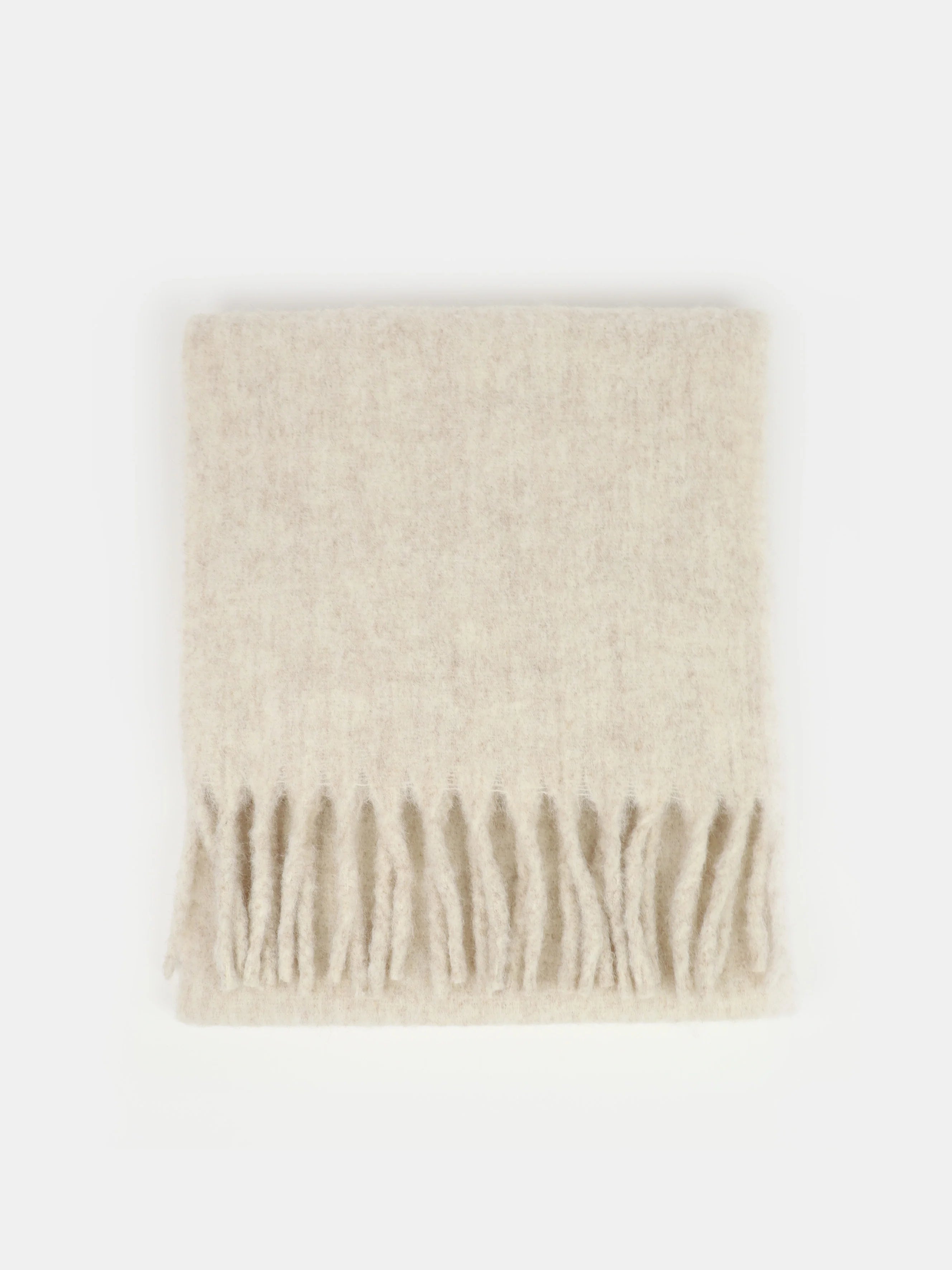 Betty Plain Wool Scarf (Oatmeal) Dear Blackbird Boutique