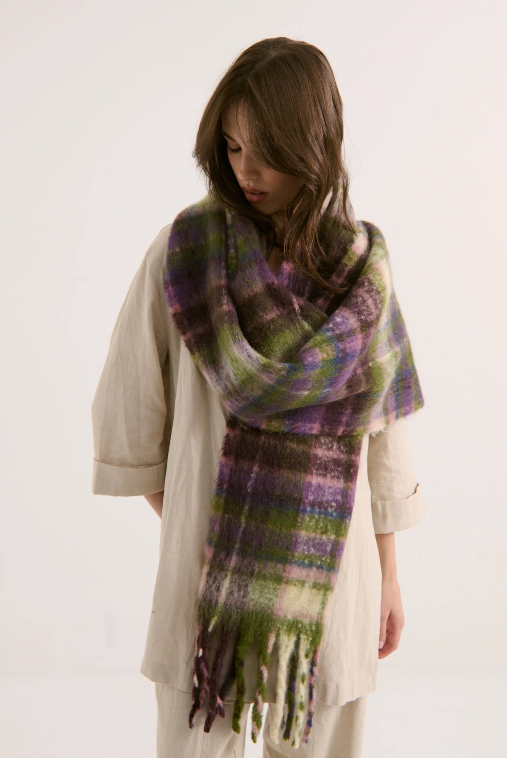 Vacanza Fluffy Scarf Dear Blackbird Boutique