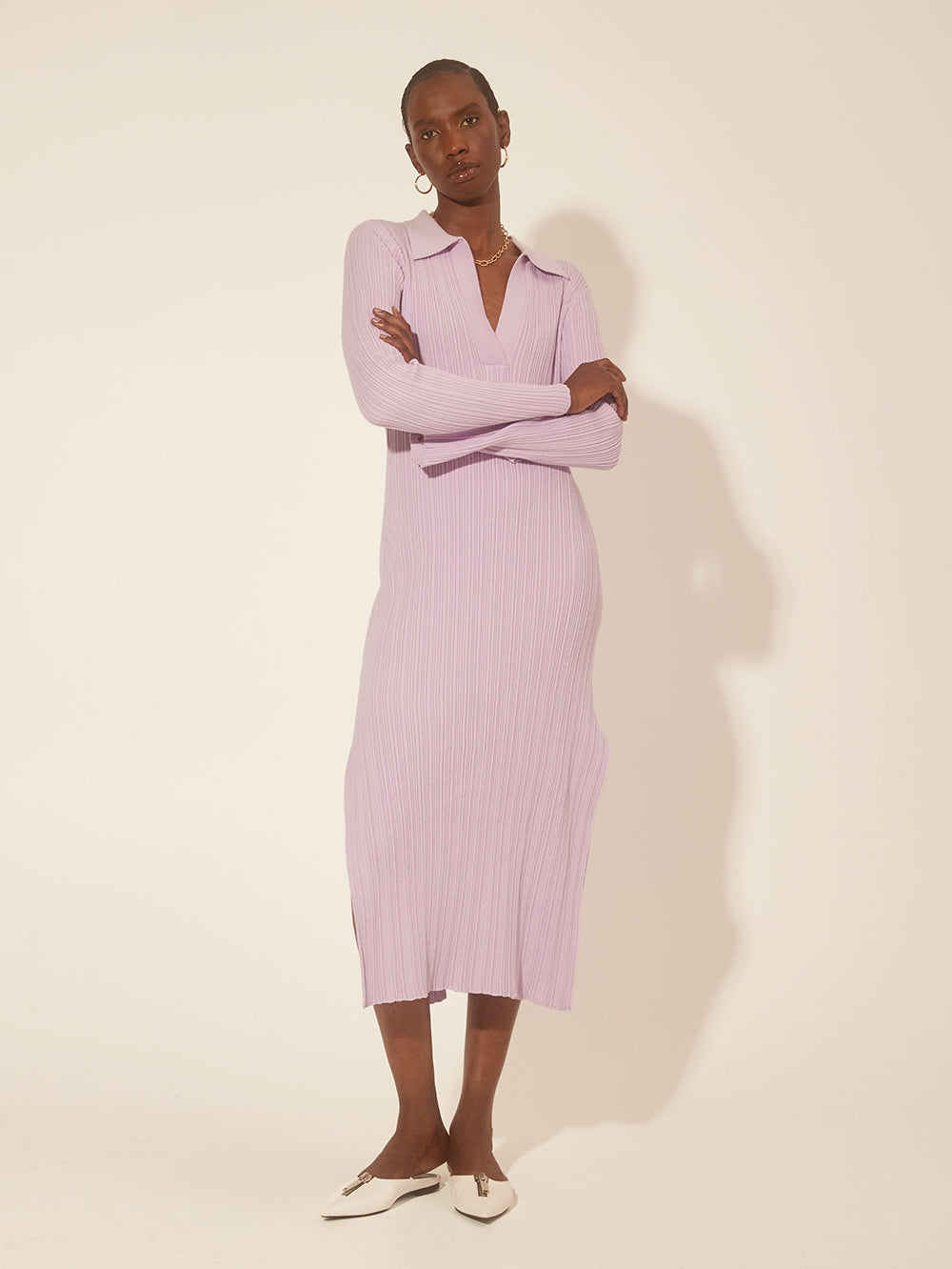 Kivari Alana Knit Dress - Lilac Kivari