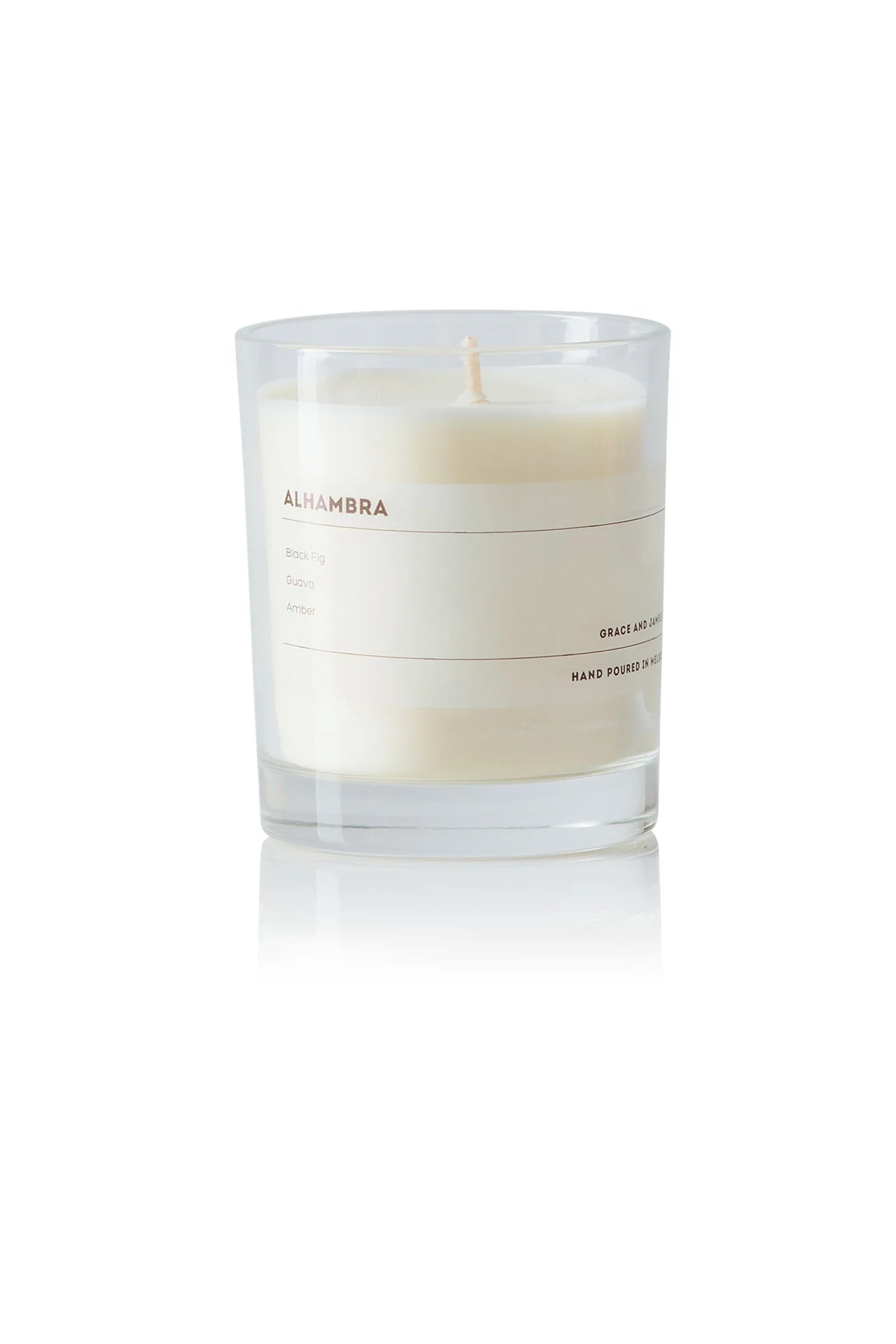 Grace and James - Bare 40hr Candle (Alhambra) Grace and James