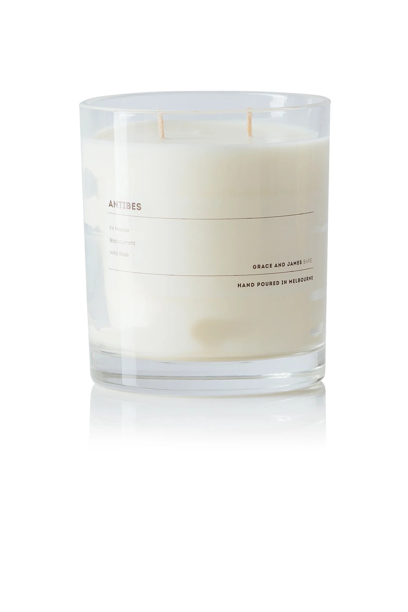 Grace and James Bare 80hr Candle - Antibes Grace and James