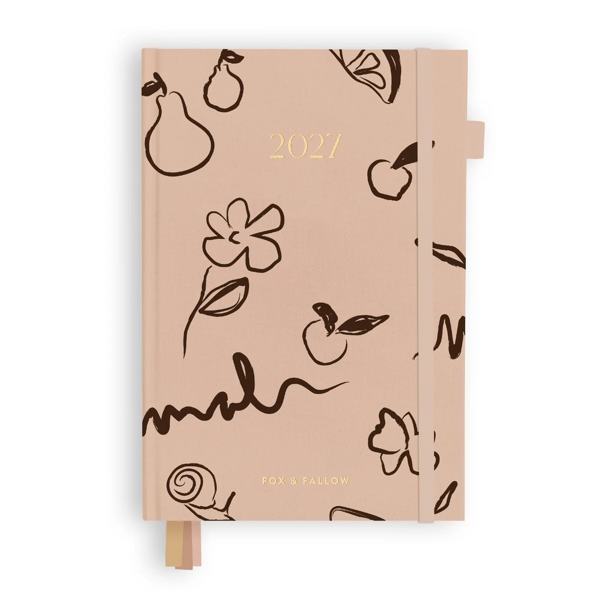 Fox & Fallow - 2027 A5 Vertical Planner (Amalfi Latte) Fox & Fallow