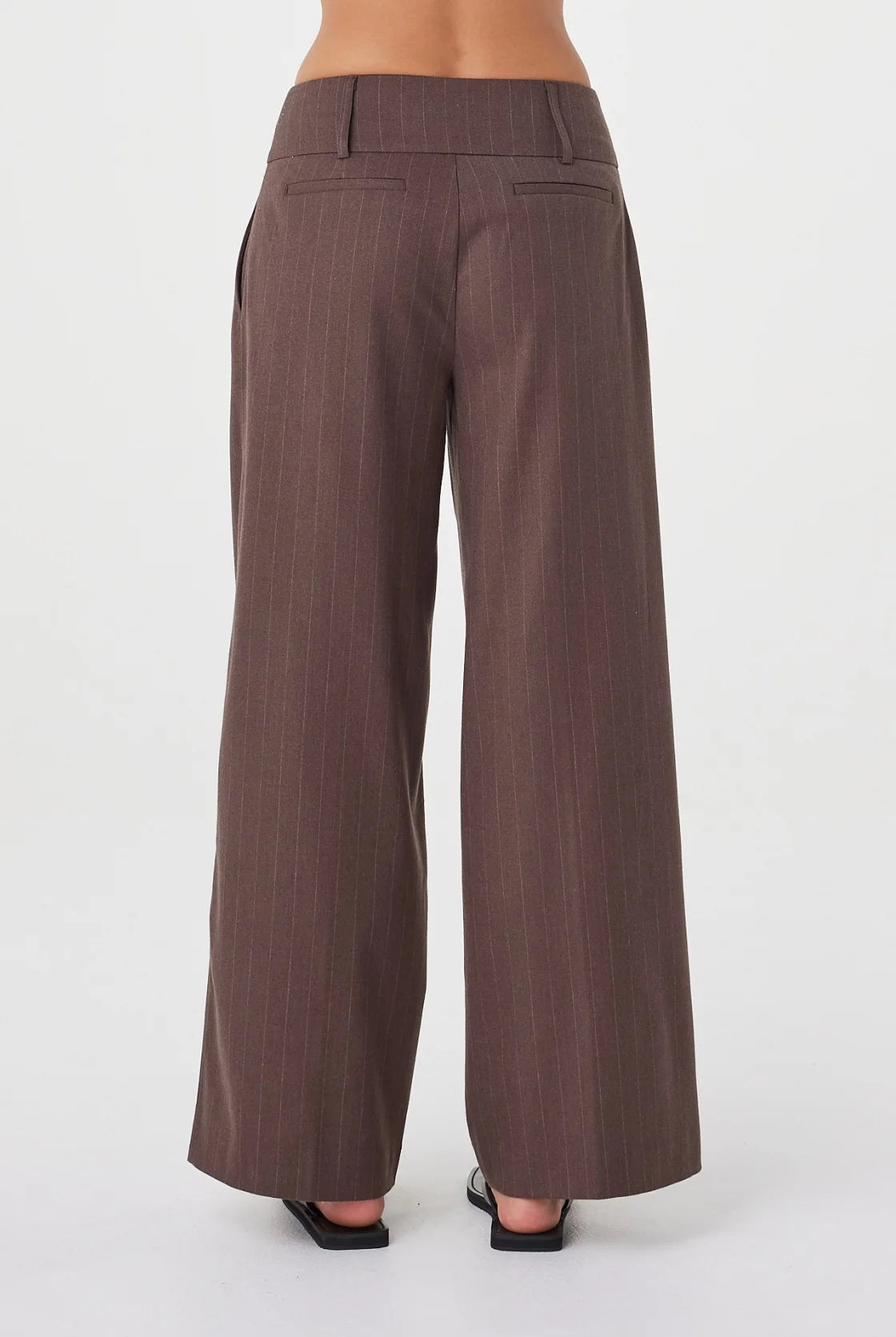 Arcaa - Mannon Pant (Espresso Pinstripe) Arcaa
