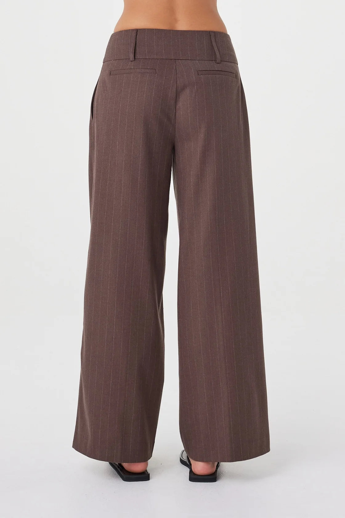 Arcaa - Mannon Pant (Espresso Pinstripe) Arcaa