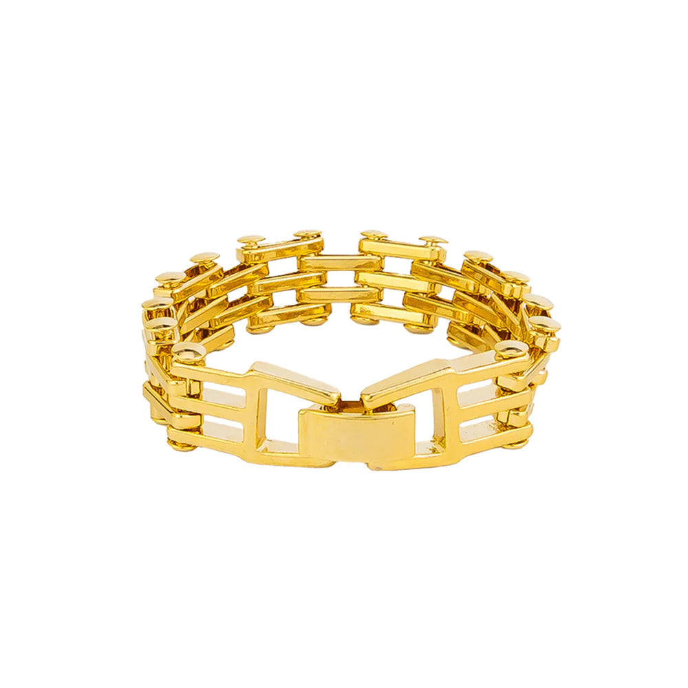 Jolie & Deen Ebony Bracelet - Gold Jolie & Deen
