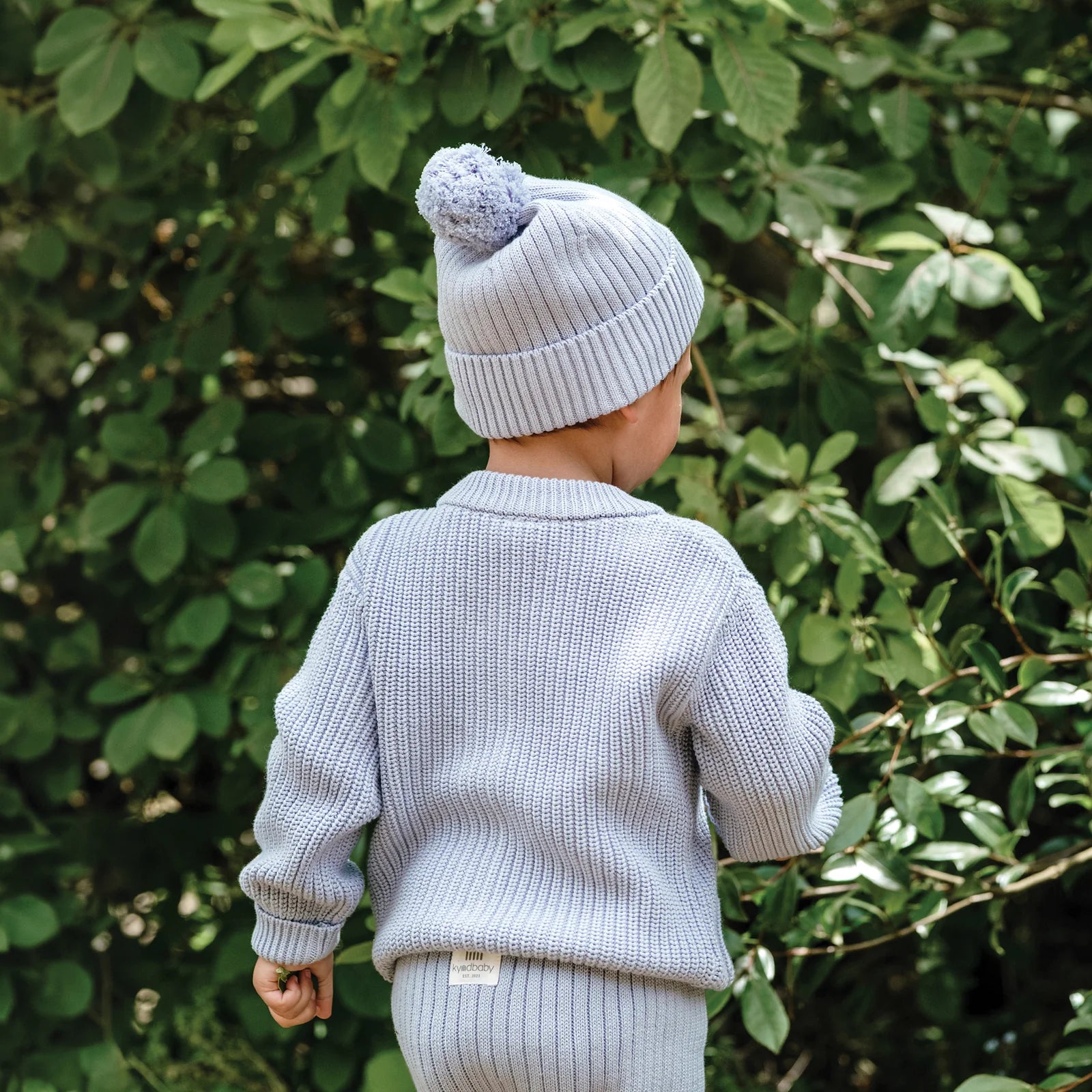 KYND Baby - Chunky Rib Knit Beanie (Sky Blue) KYND Baby