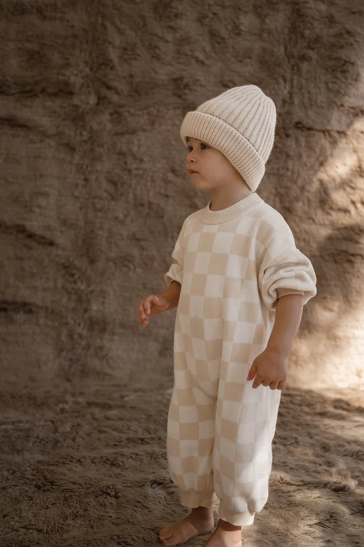 Cinnamon Baby - Knitted Lounge Suit (Cream) Cinnamon Baby