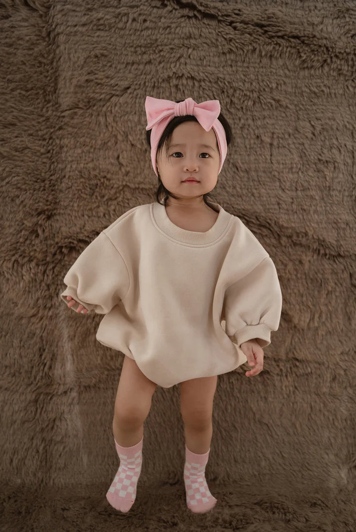 Cinnamon Baby - Checkered Socks (Baby Pink) Cinnamon Baby