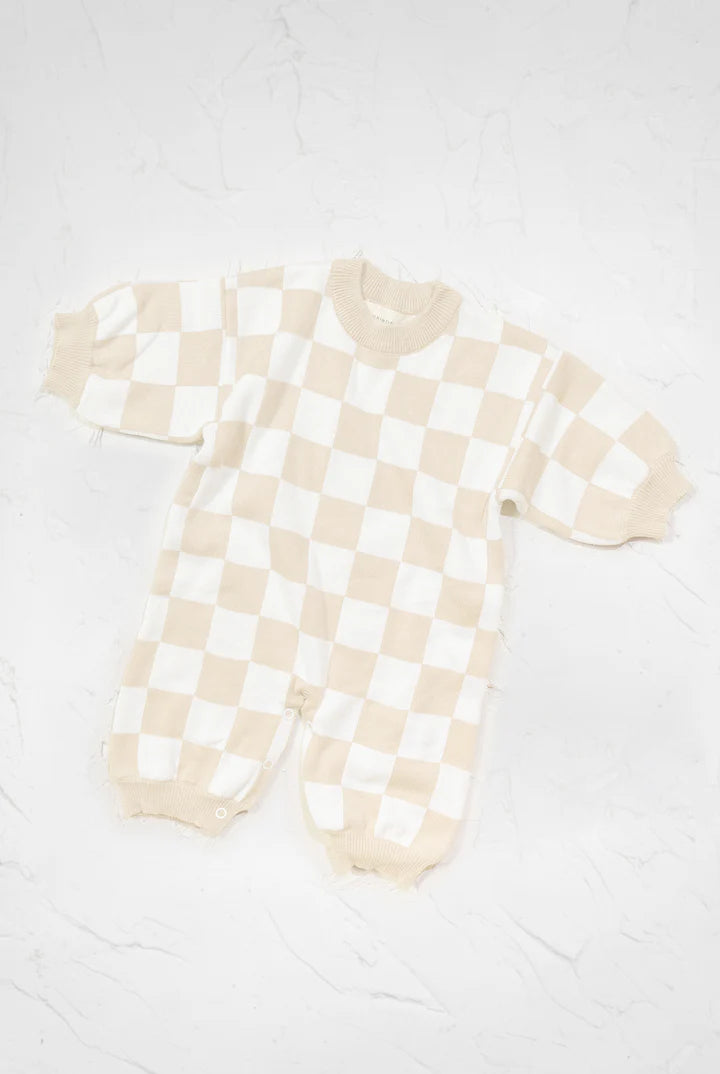 Cinnamon Baby - Knitted Lounge Suit (Cream) Cinnamon Baby