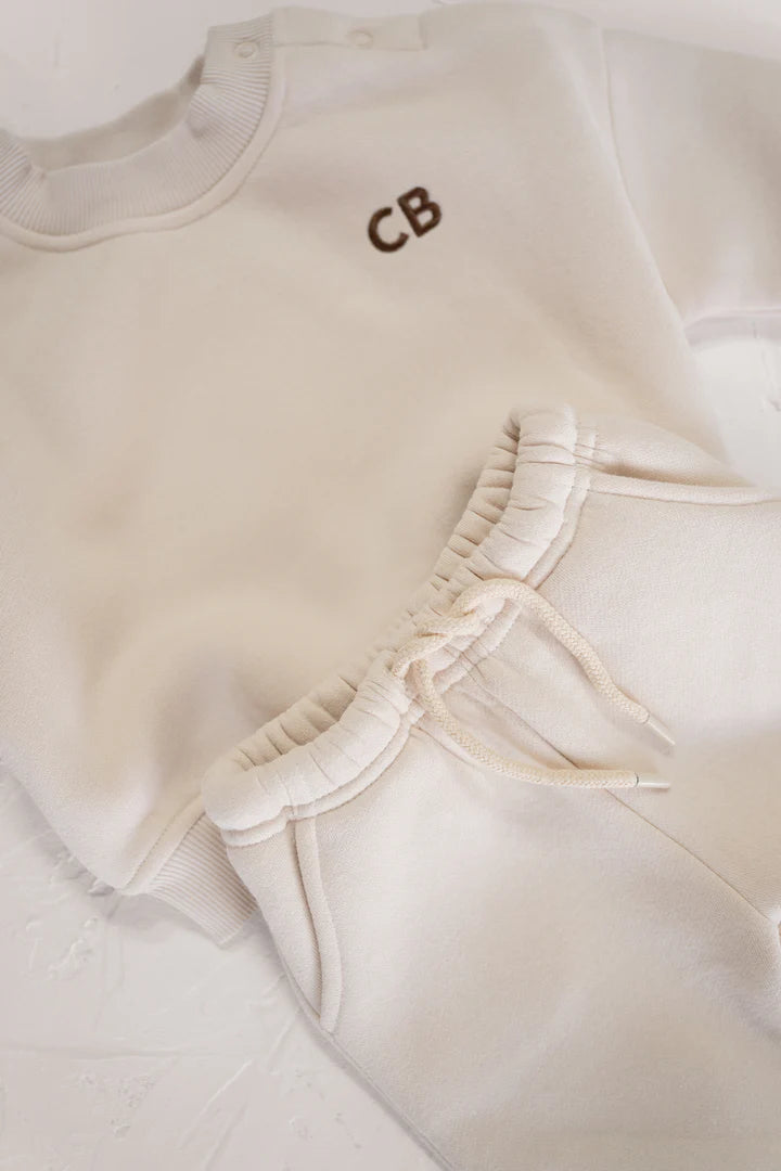 Cinnamon Baby - CB Logo Set (Cream) Cinnamon Baby