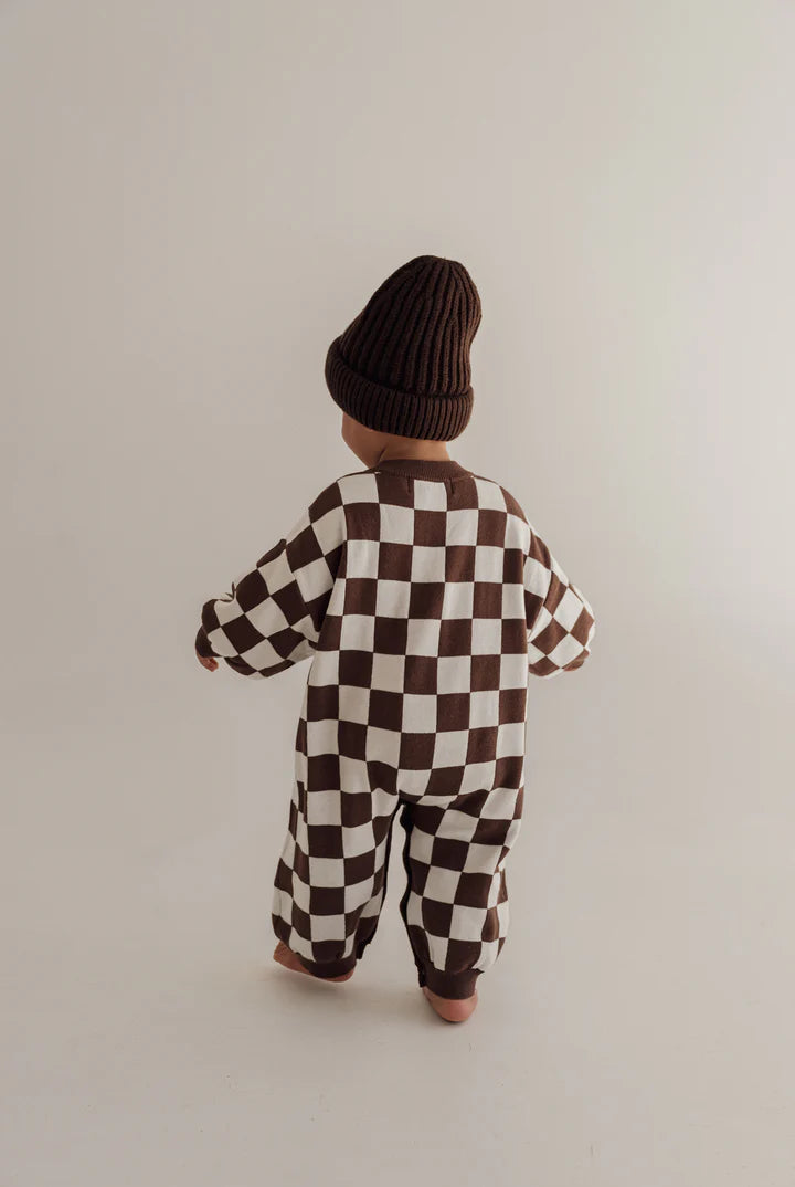 Cinnamon Baby - Knitted Lounge Suit (Chocolate) Cinnamon Baby