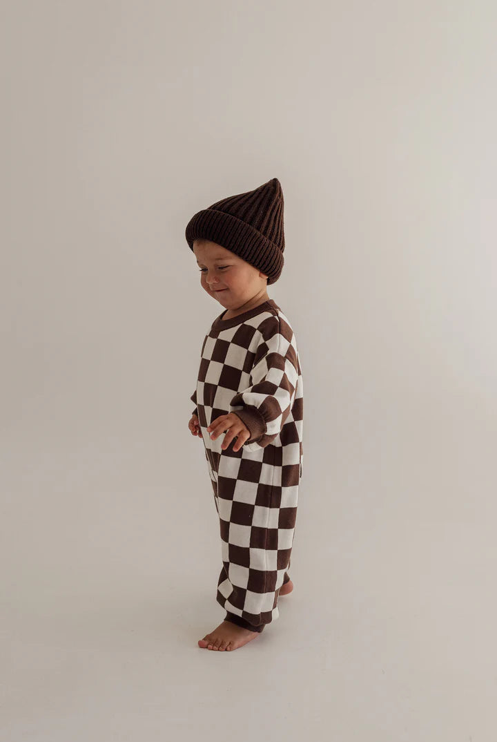 Cinnamon Baby - Knitted Lounge Suit (Chocolate) Cinnamon Baby