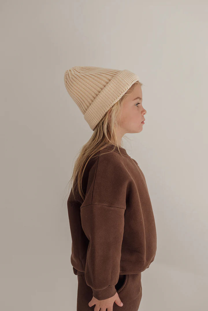 Cinnamon Baby - Knit Beanie (Cream) Cinnamon Baby