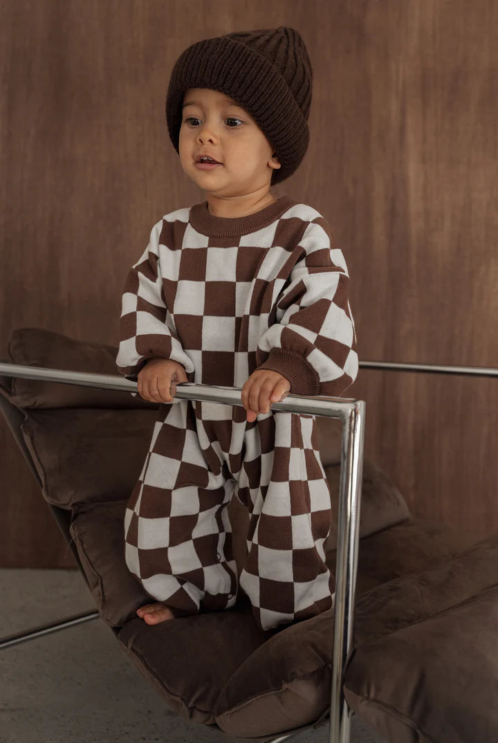 Cinnamon Baby - Knitted Lounge Suit (Chocolate) Cinnamon Baby