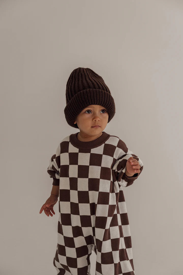 Cinnamon Baby - Knitted Lounge Suit (Chocolate) Cinnamon Baby
