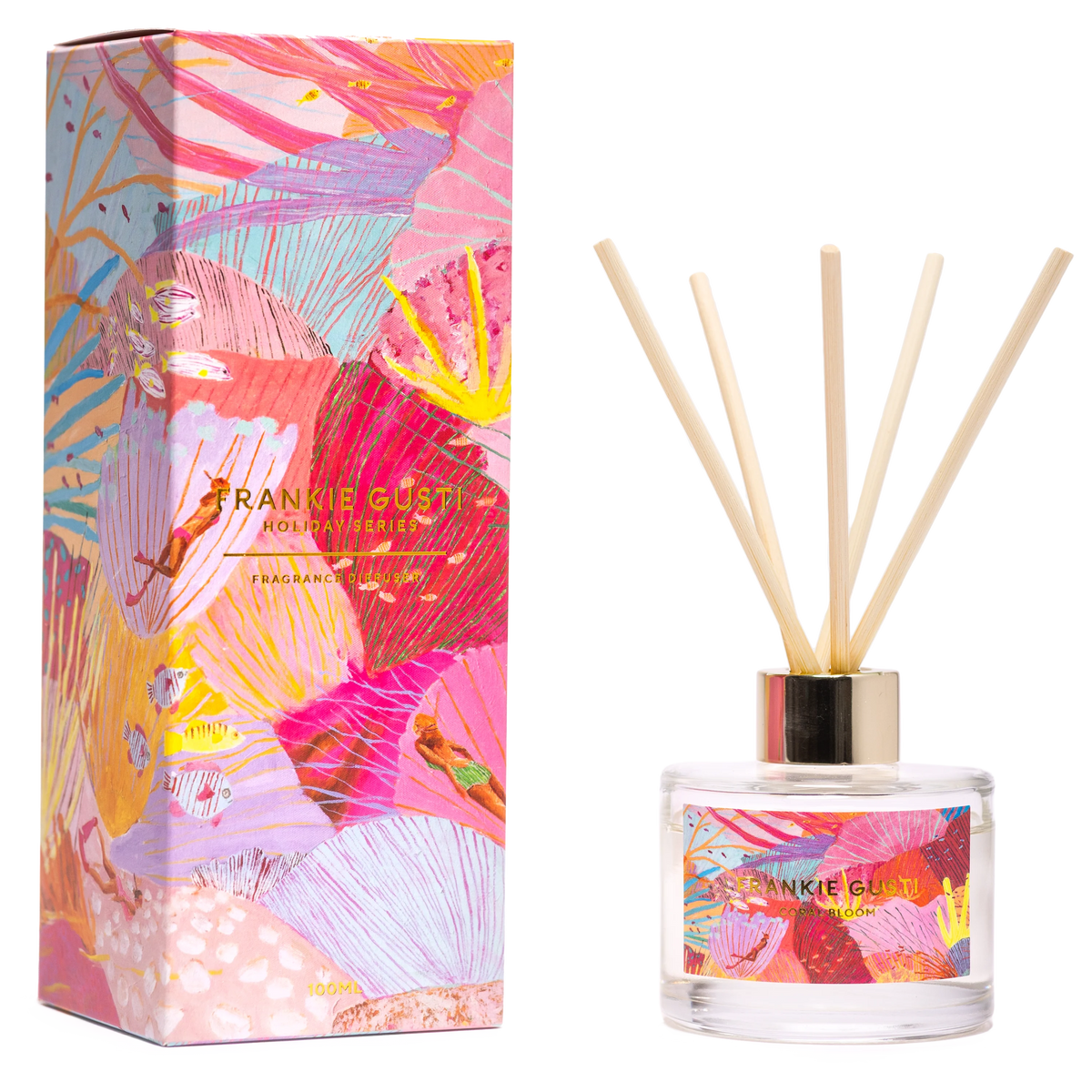 Frankie Gusti - Holiday Series Diffuser | Coral Bloom Frankie Gusti