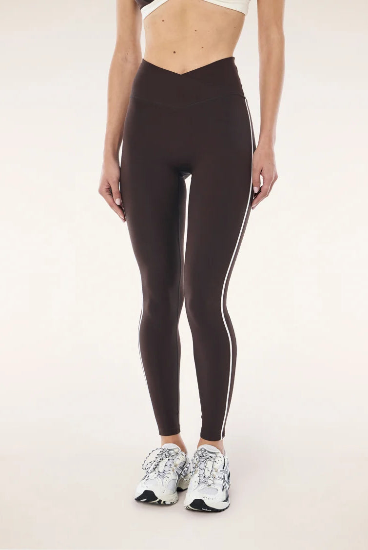 P.E Nation - Clarity Full Length Legging (Coffee/Whisper White) P.E Nation