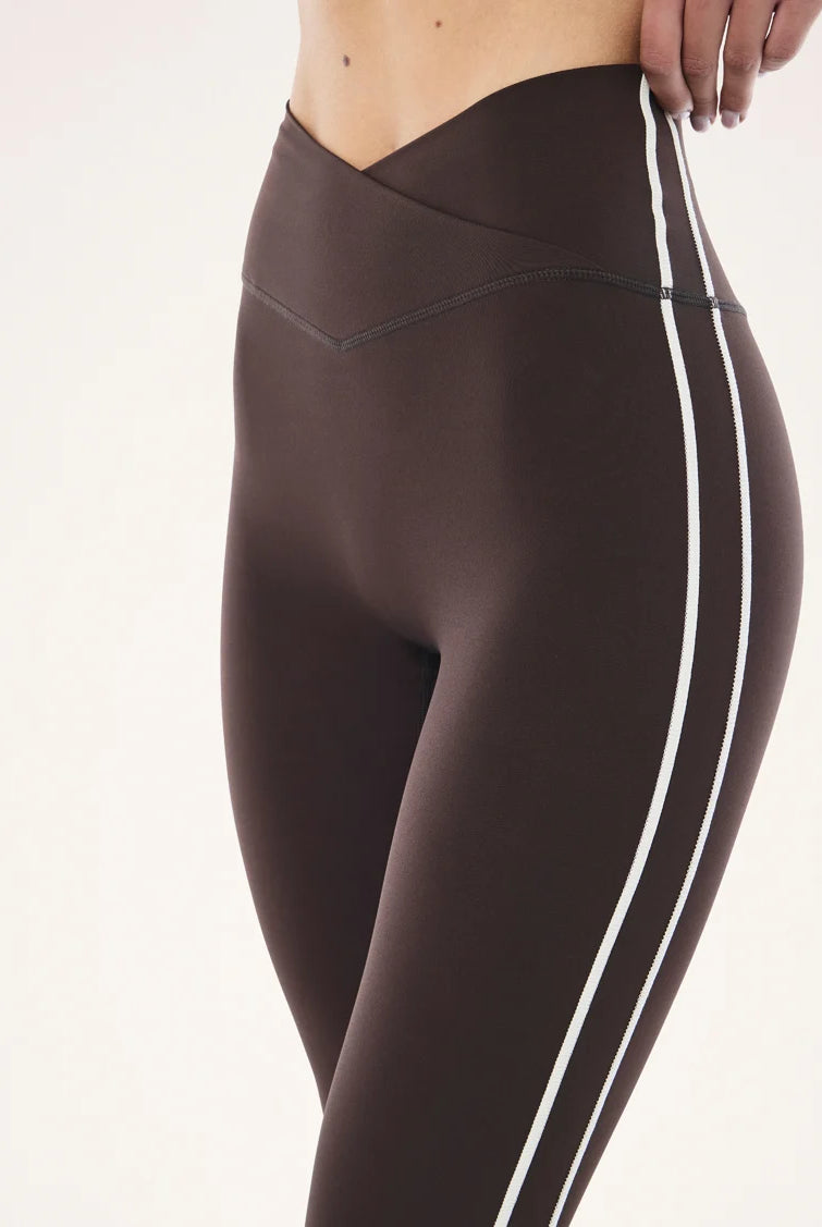 P.E Nation - Clarity Full Length Legging (Coffee/Whisper White) P.E Nation