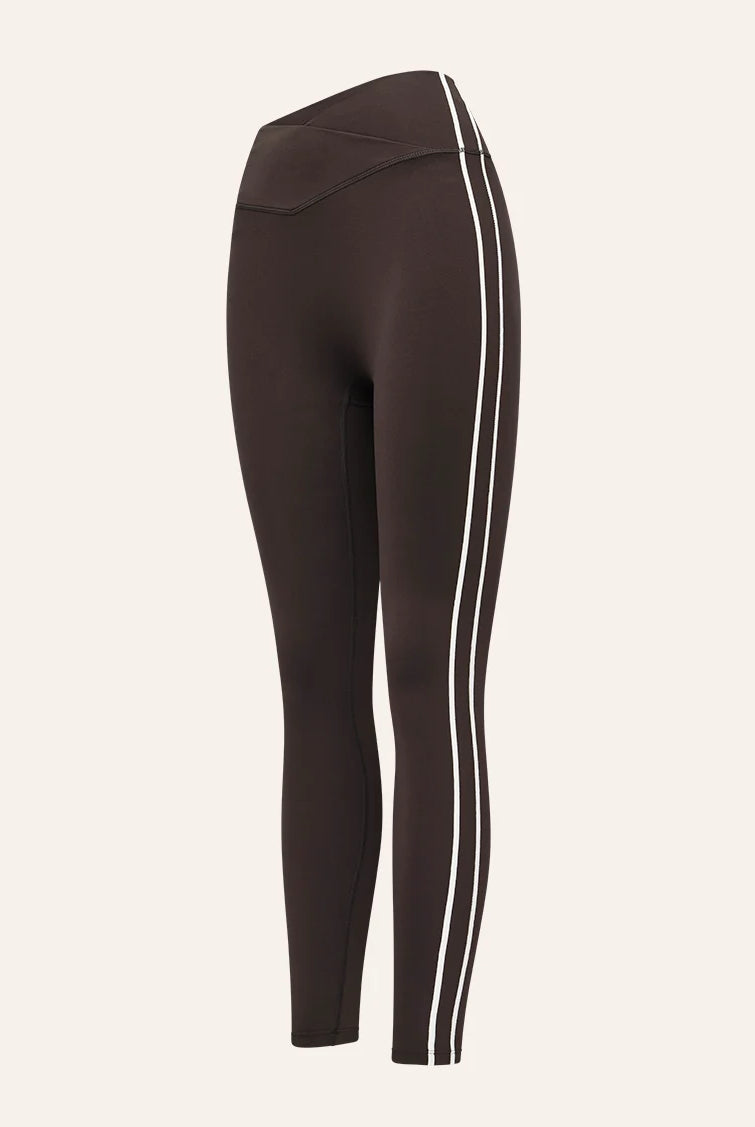 P.E Nation - Clarity Full Length Legging (Coffee/Whisper White) P.E Nation