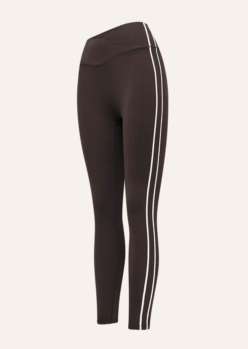 P.E Nation - Clarity Full Length Legging (Coffee/Whisper White) P.E Nation
