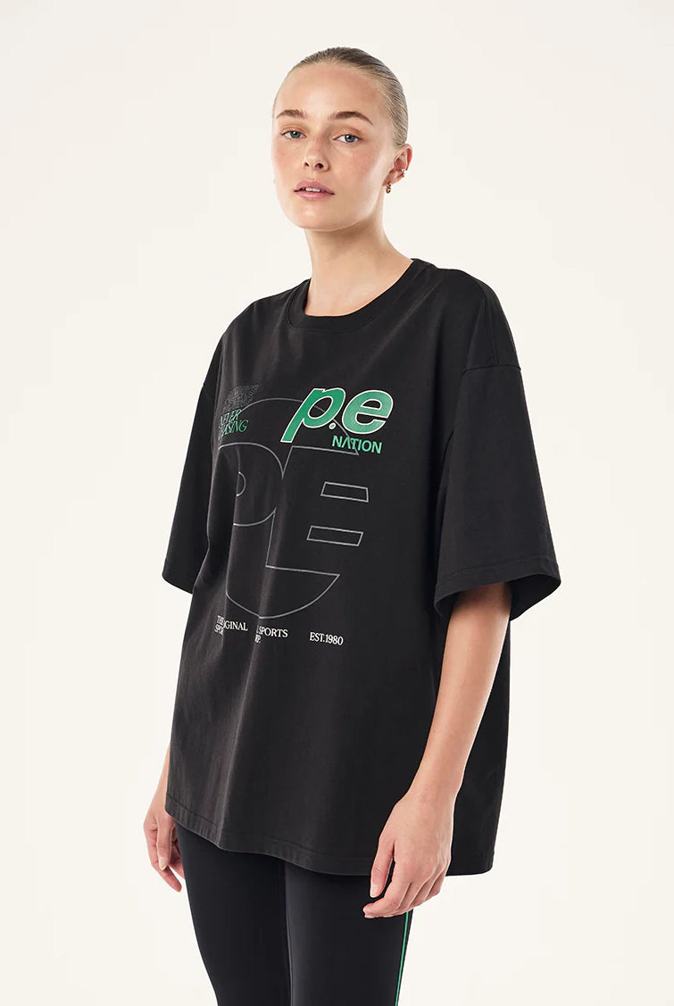 P.E Nation - Current Oversized Tee (Black) P.E Nation