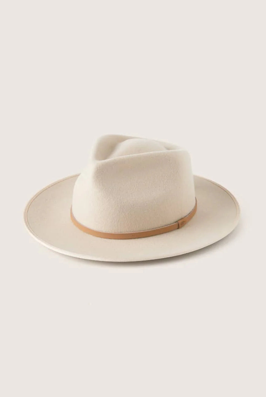 Will & Bear - Calloway Felt Fedora Hat (Cream) Will + Bear