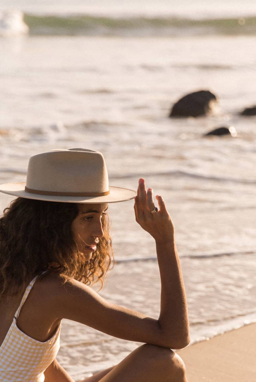Will & Bear - Calloway Felt Fedora Hat (Cream) Will + Bear