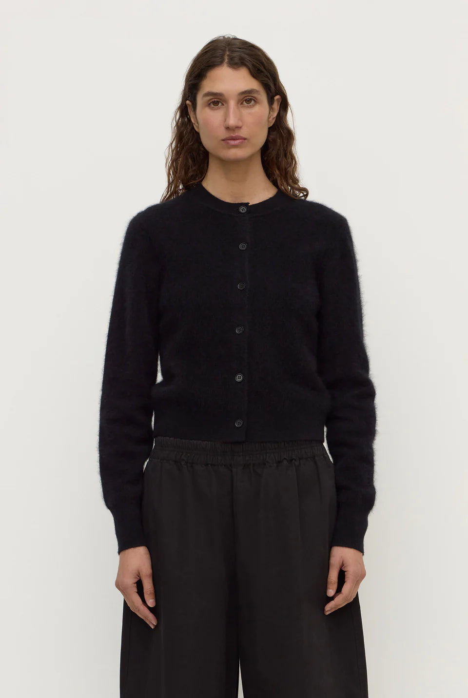 Assmebly Label - Carina Merino Wool Cardigan (Black) Assembly Label