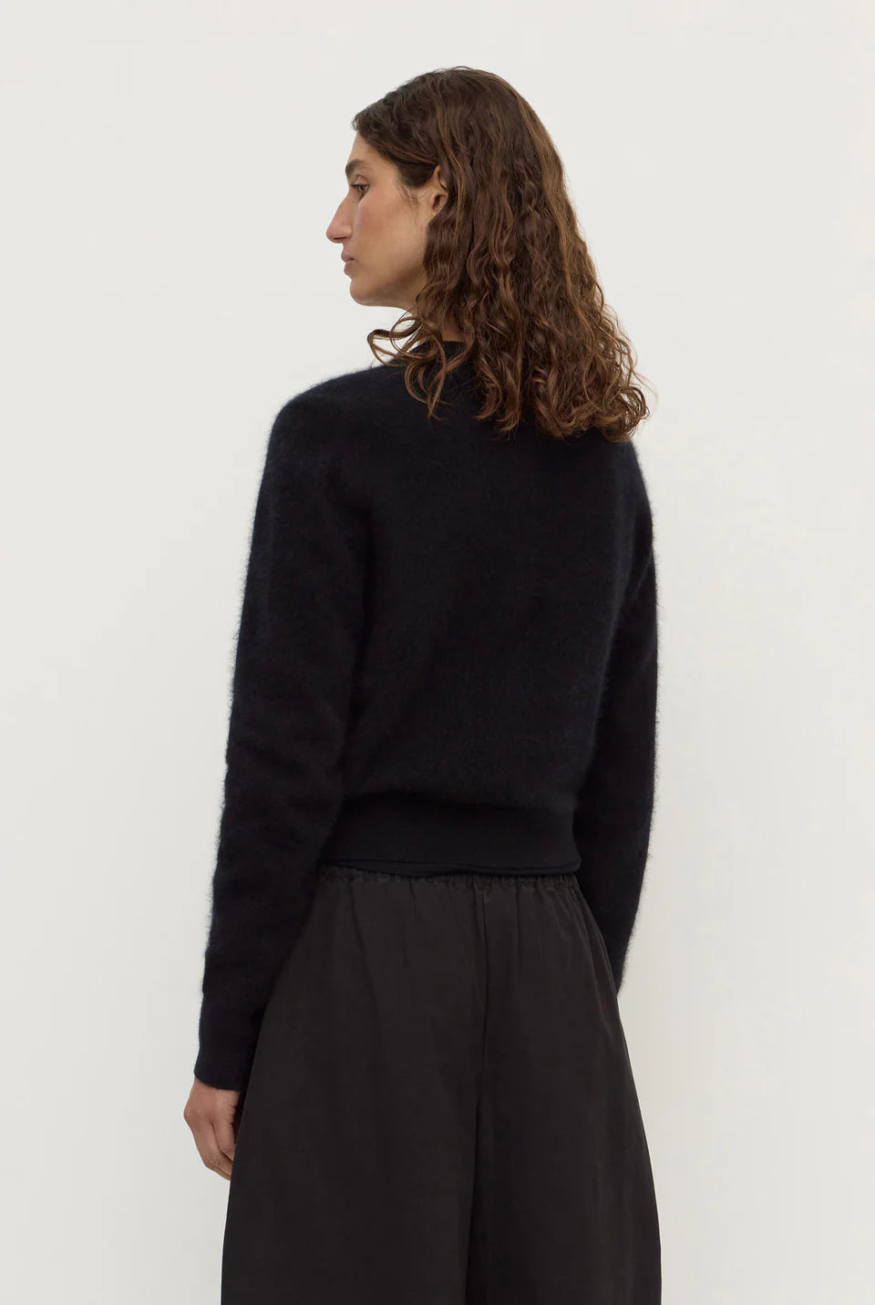 Assmebly Label - Carina Merino Wool Cardigan (Black) Assembly Label