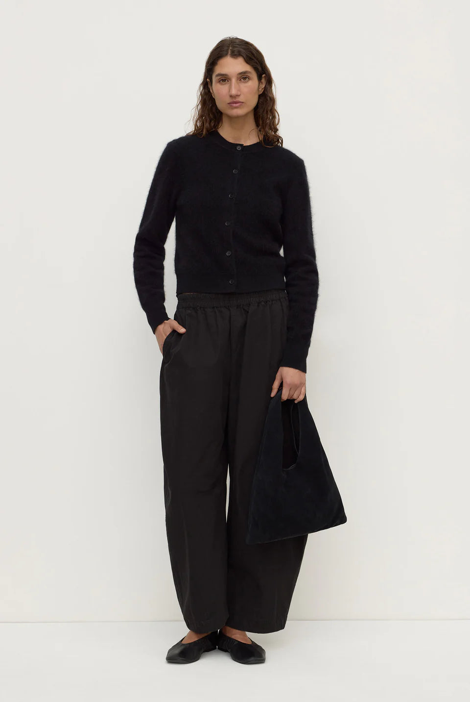 Assmebly Label - Carina Merino Wool Cardigan (Black) Assembly Label