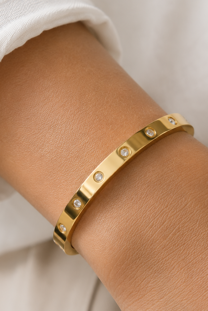 Estelle Bangle (Gold) Dear Blackbird Boutique