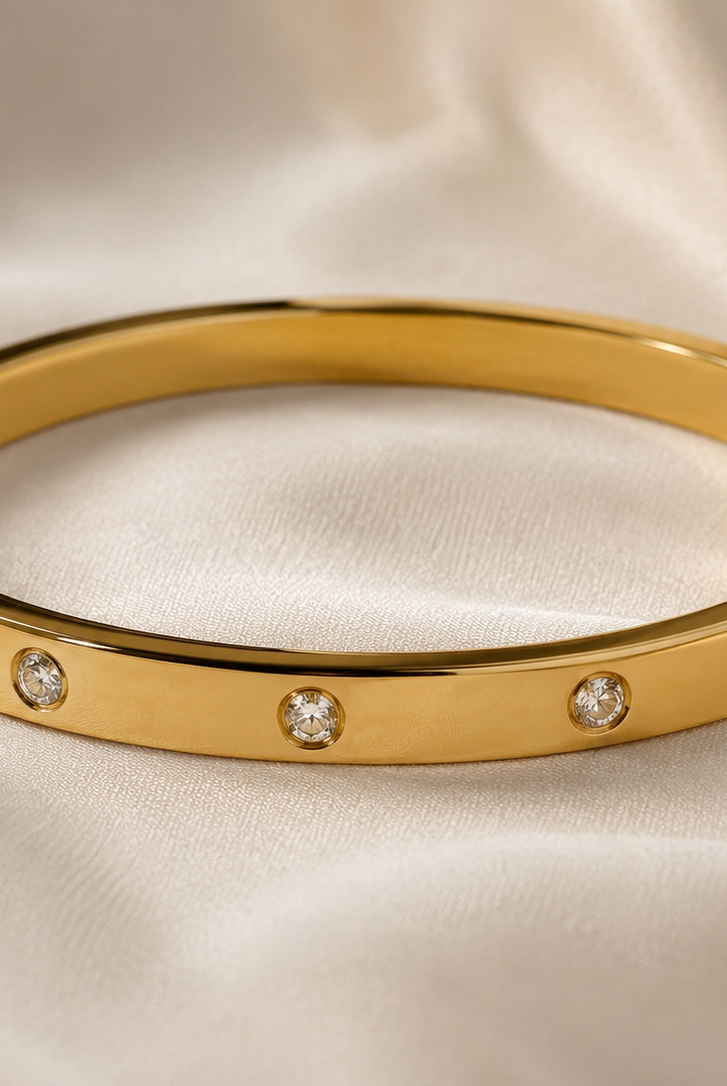 Estelle Bangle (Gold) Dear Blackbird Boutique