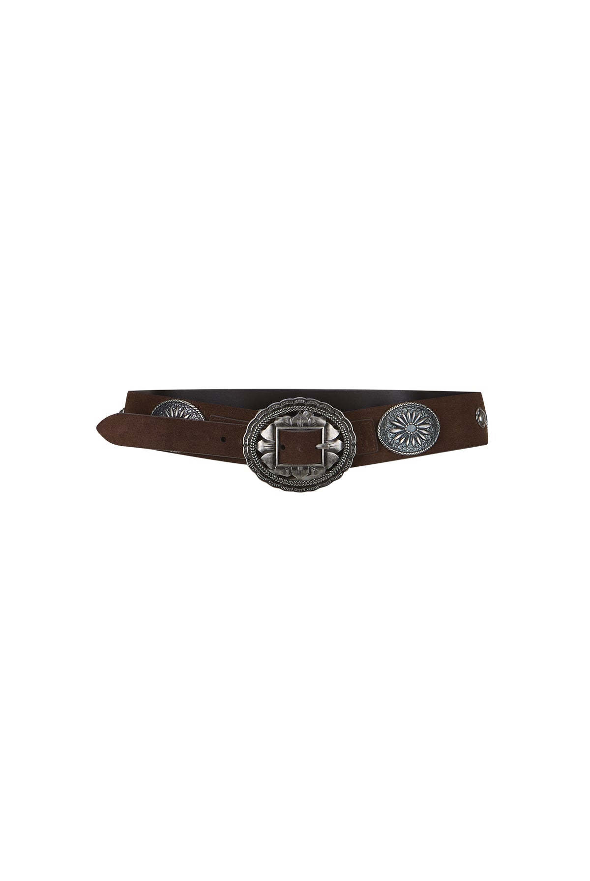Spell - Clandestine Suede Belt (Chocolate) Spell