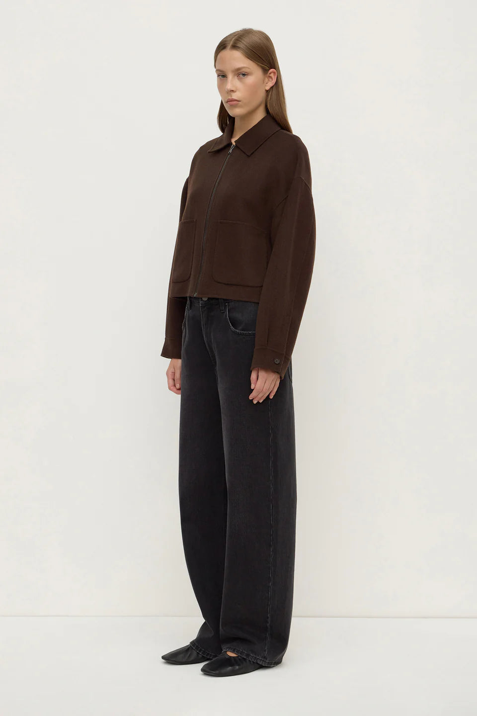 Assembly Label - Dallas Wool Jacket (Dark Choc) Assembly Label