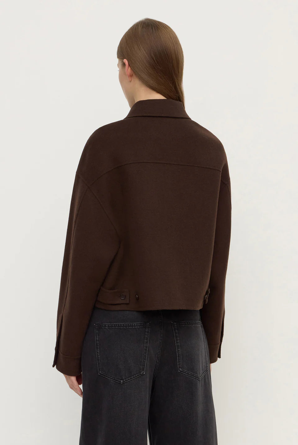 Assembly Label - Dallas Wool Jacket (Dark Choc) Assembly Label