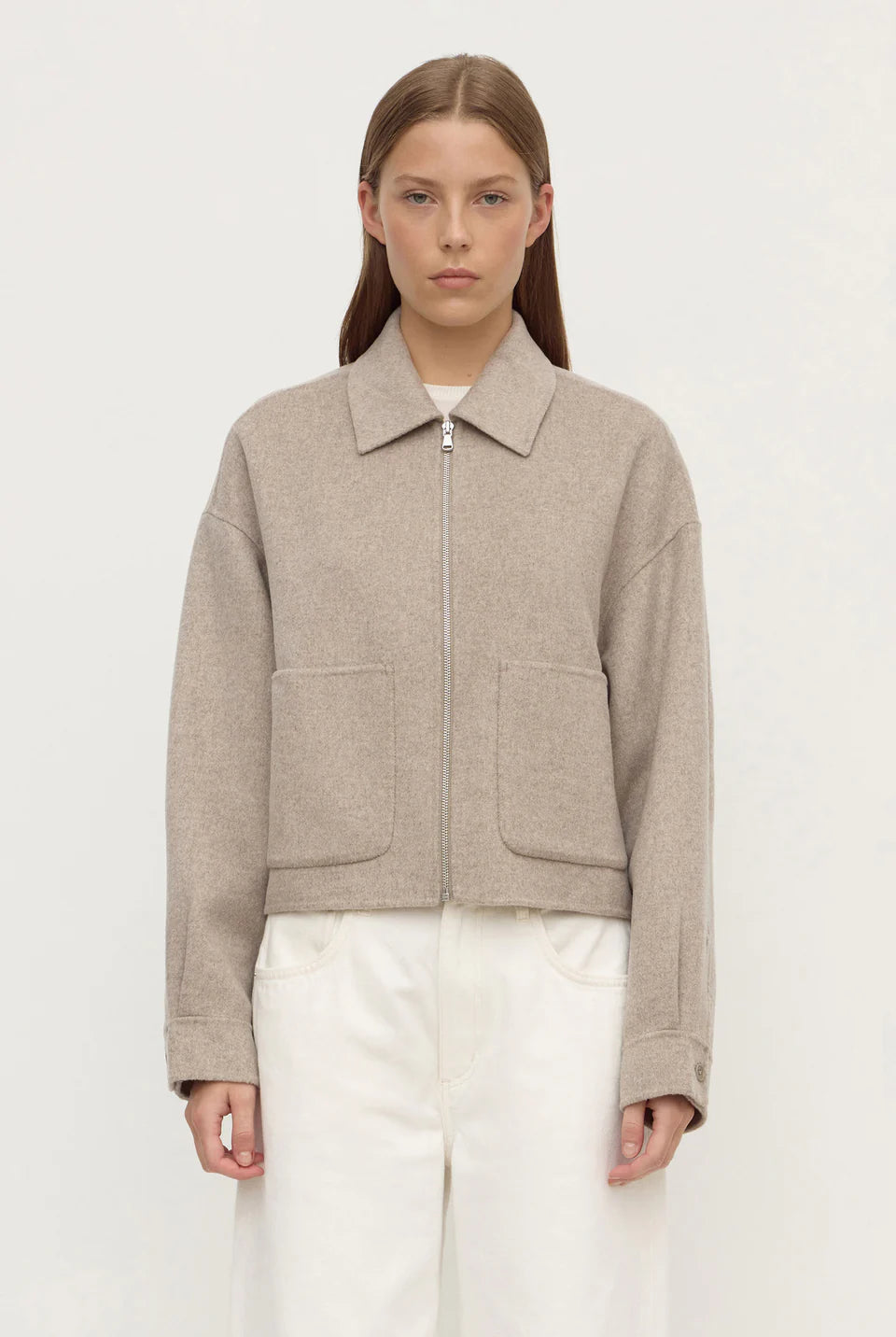 Assembly Label - Dallas Wool Jacket (Pebble) Assembly Label