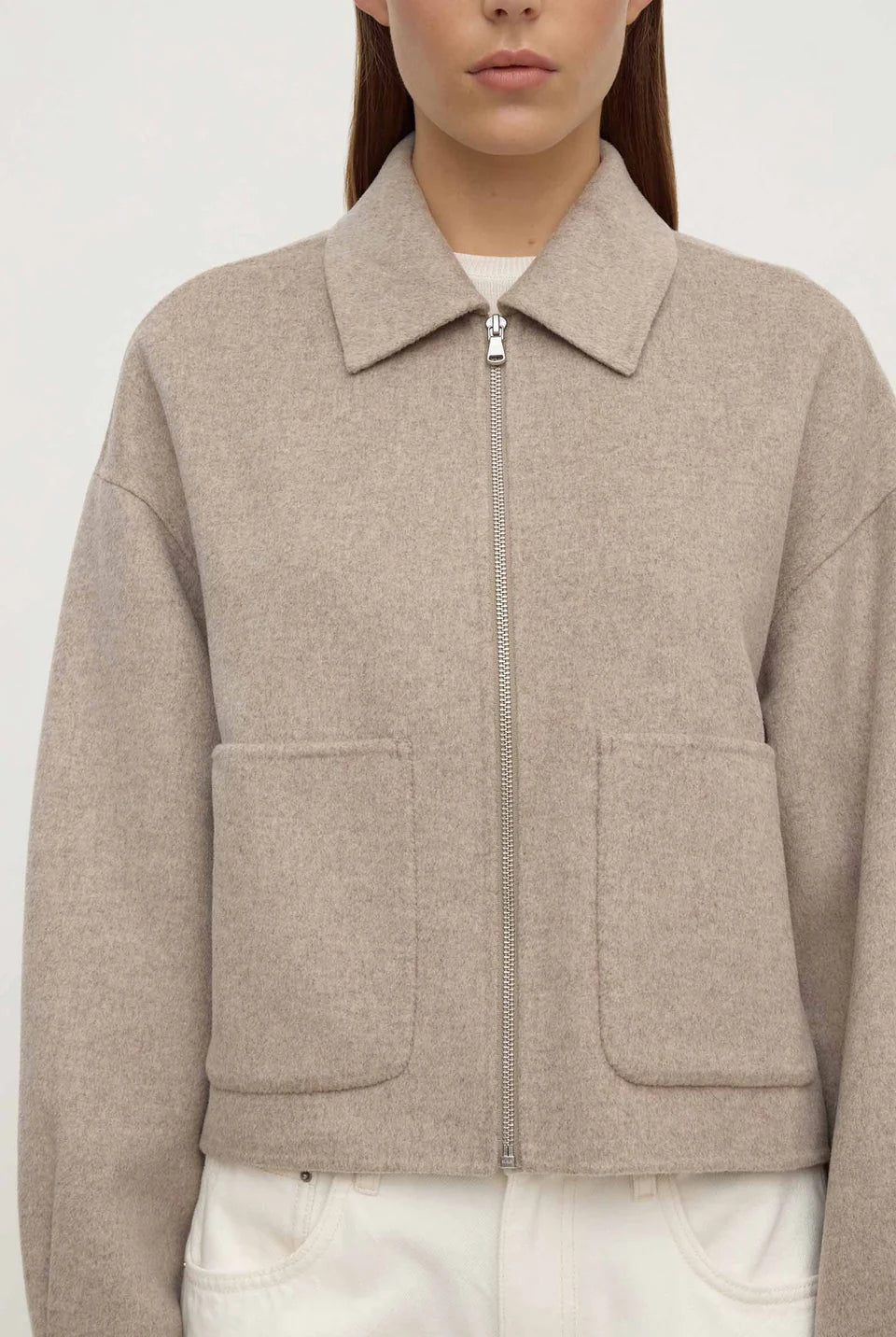 Assembly Label - Dallas Wool Jacket (Pebble) Assembly Label