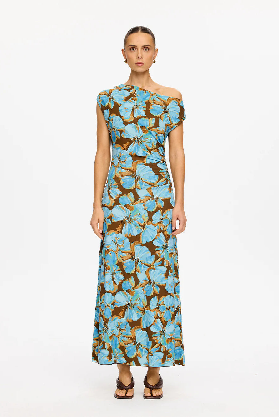 Kivari - Nieve Jersey Maxi Dress (Blue) Kivari