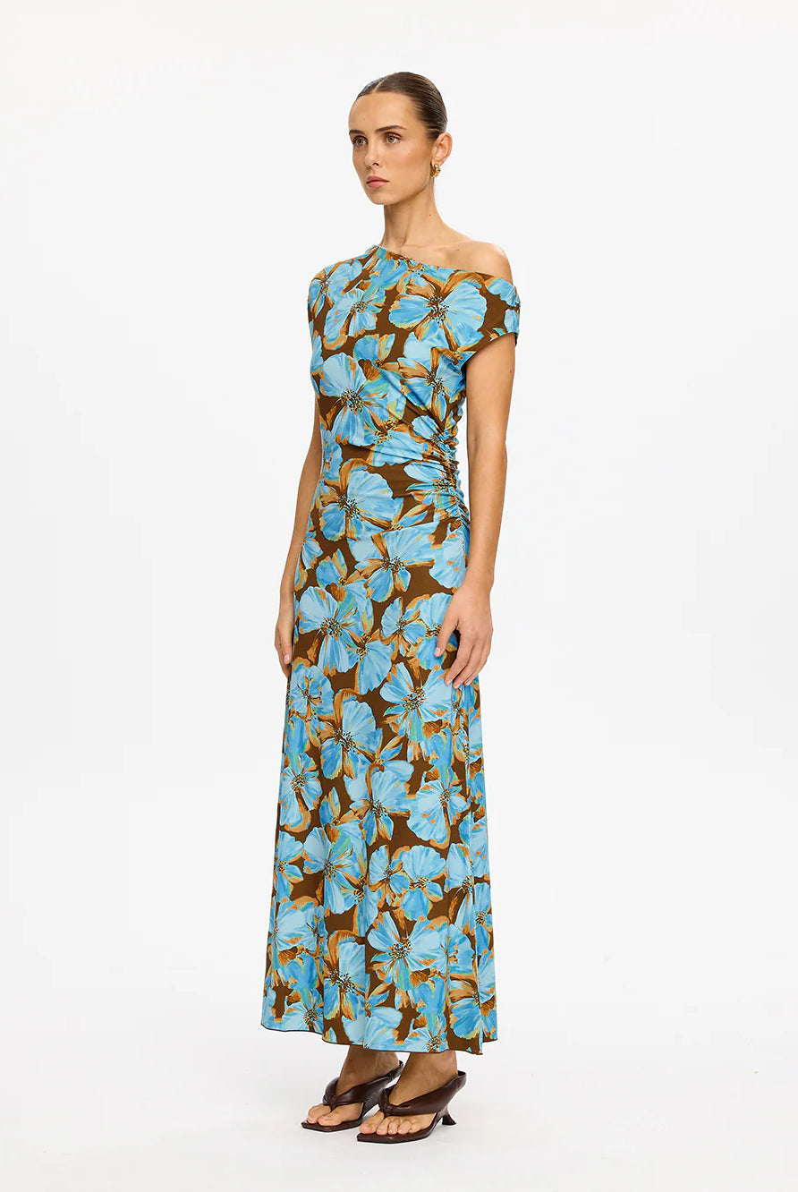 Kivari - Nieve Jersey Maxi Dress (Blue) Kivari