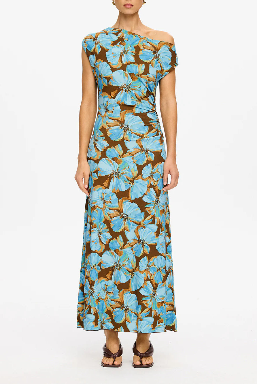 Kivari - Nieve Jersey Maxi Dress (Blue) Kivari