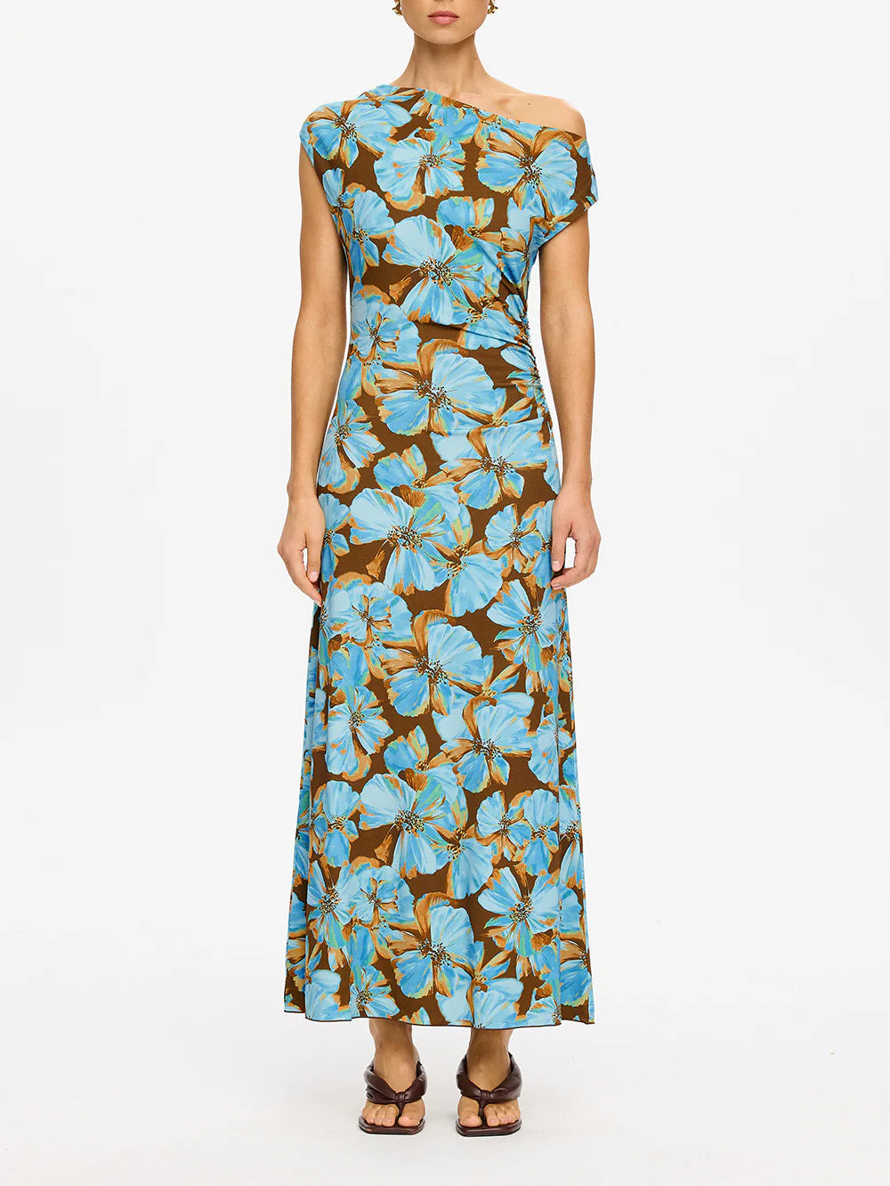 Kivari - Nieve Jersey Maxi Dress (Blue) Kivari
